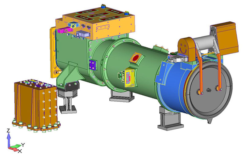 Model of CCOR, courtesy of the Naval Research Laboratory 