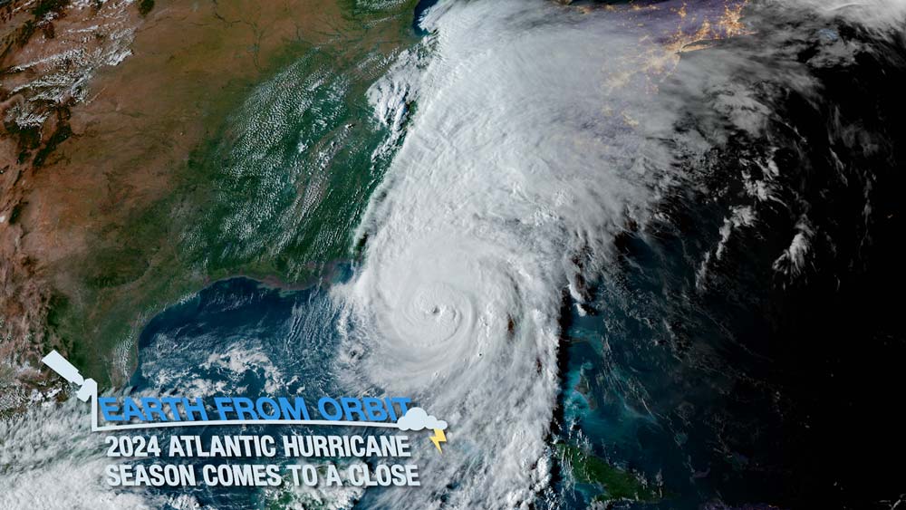 an image an atlantic hurricane from 2024