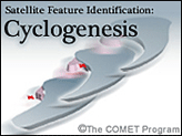 Link to Satellite Feature Identification: Cyclogenesis lessons